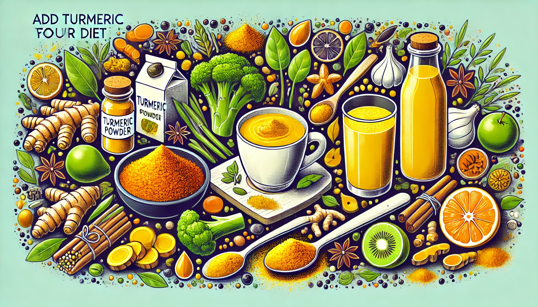 how to use turmeric to lose belly fat:Add Turmeric to Your Diet